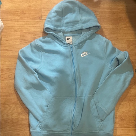 Nike Other - Nike Kids Light Blue Zip-Up Hoodie